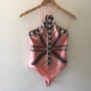 Express sequin body suit